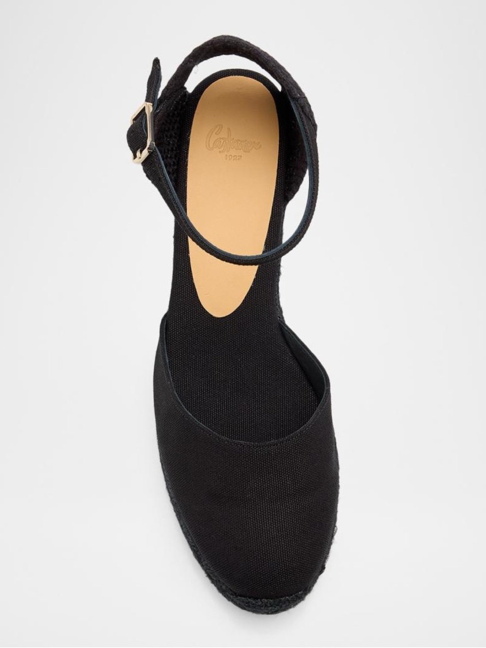 Castaner 75mm Carol Canvas Espadrille Wedge Sandals